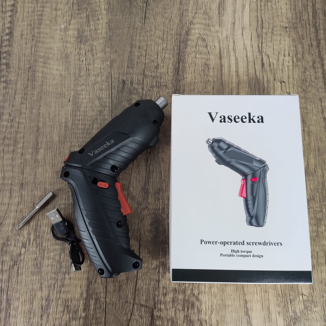 Vaseeka Electric Screwdriver - Lightweight, Portable, and Powerful for DIY and Professional Use