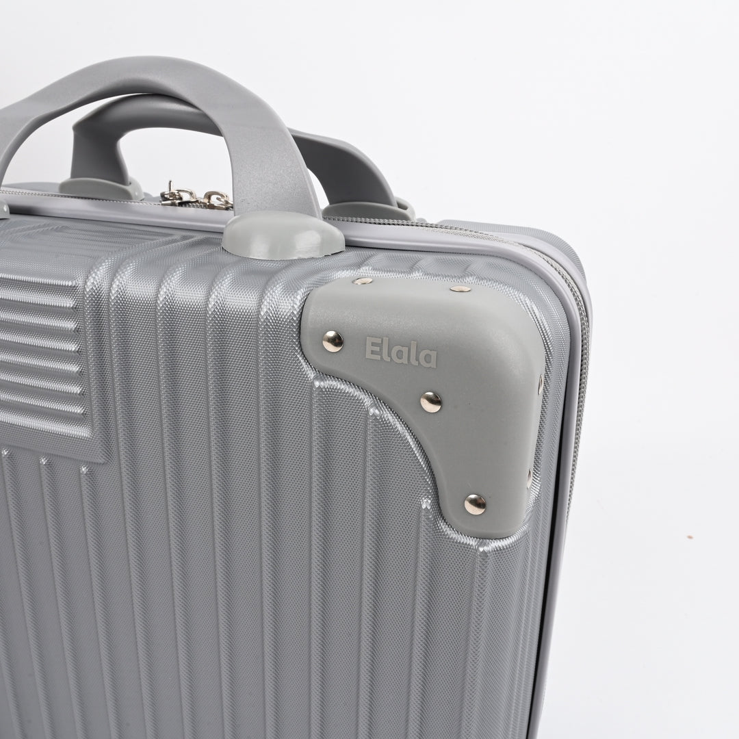 Elala Modern Expandable Travelling Trunks Lightweight Hard Shell Spinner Suitcase
