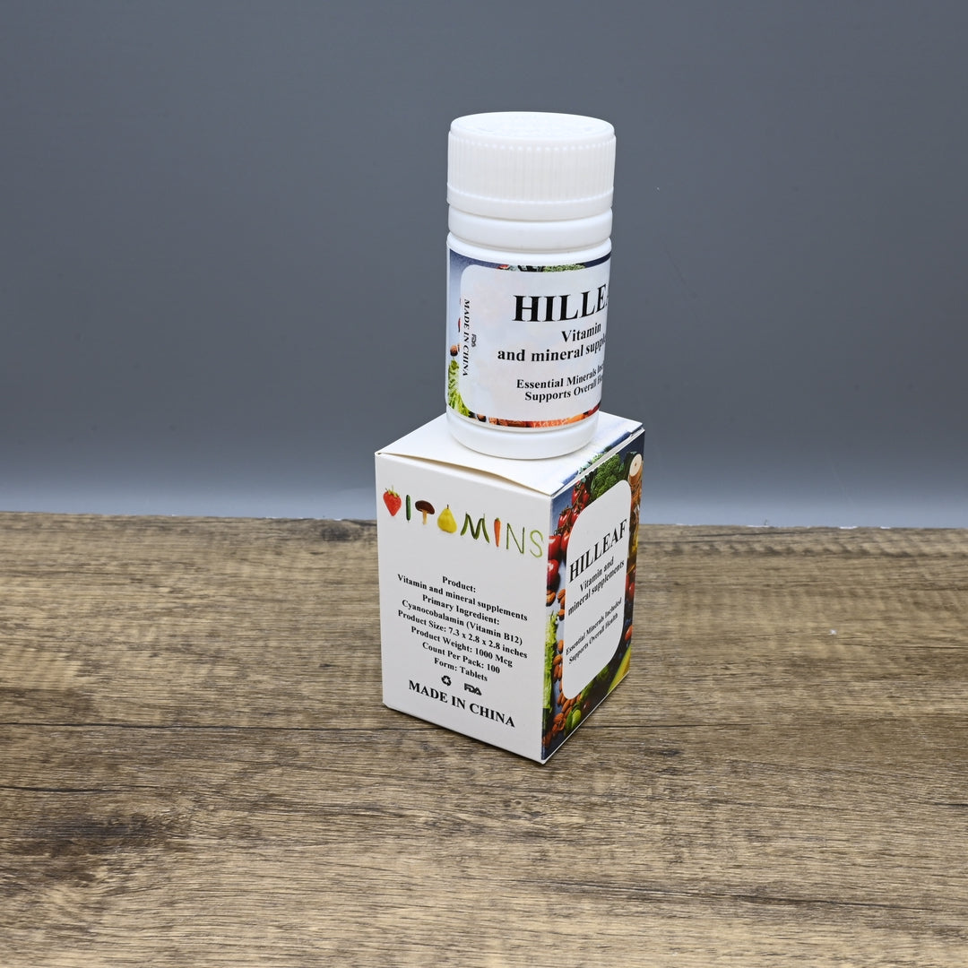 HILLEAF Premium Vitamin And Mineral Supplements High Potency B12 Complex Daily Vitamin And Mineral Supplements