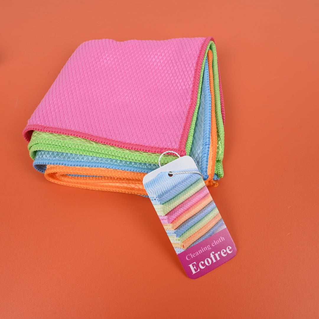 Ecofree Ultra-Soft Non-Abrasive Cleaning Cloths for Home, Glass, Screens
