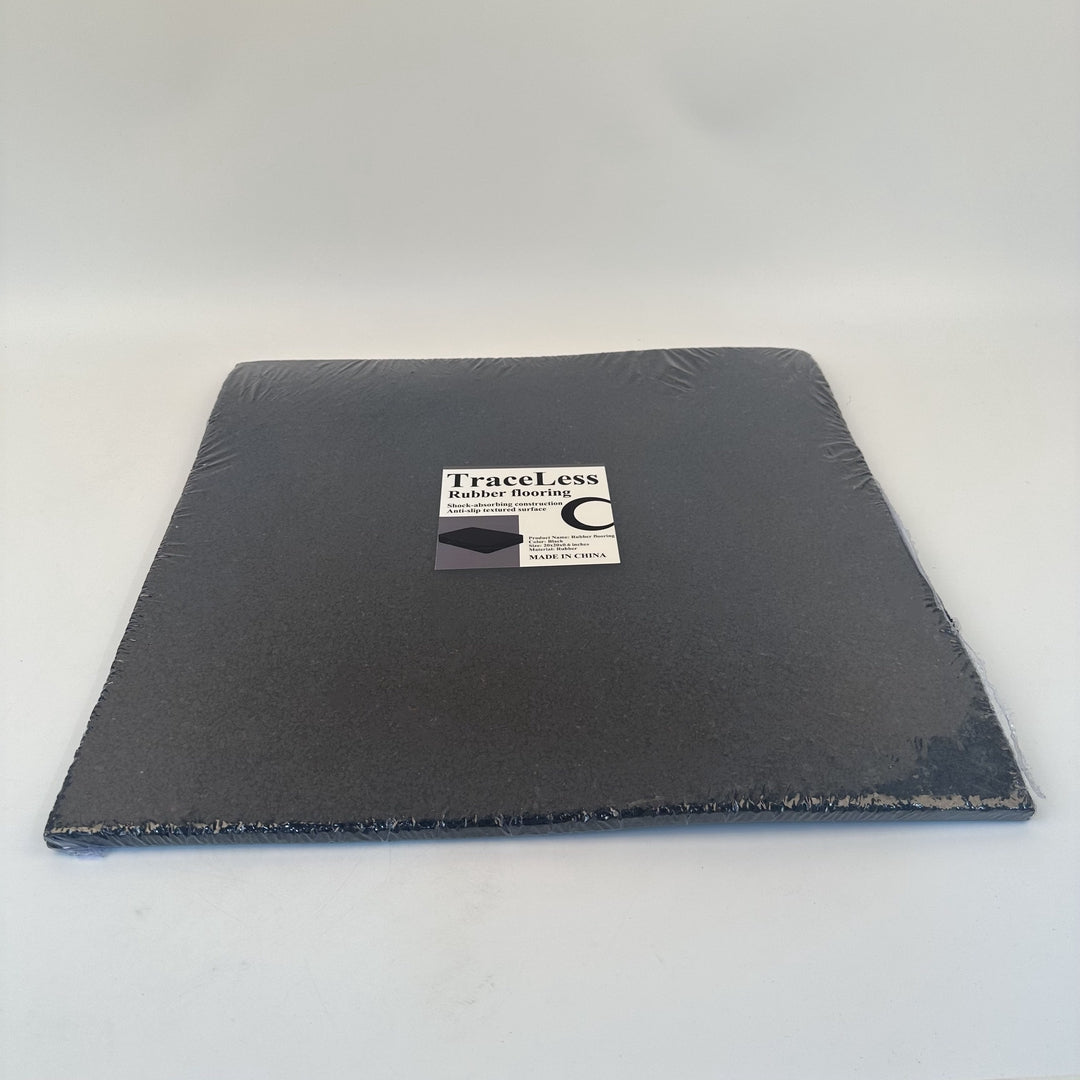 TraceLess Fitness Gym Rubber Floor Mat &ndash; Professional-Grade, Shock-Absorbing, and Noise-Reducing Mats for Home and Gym Use