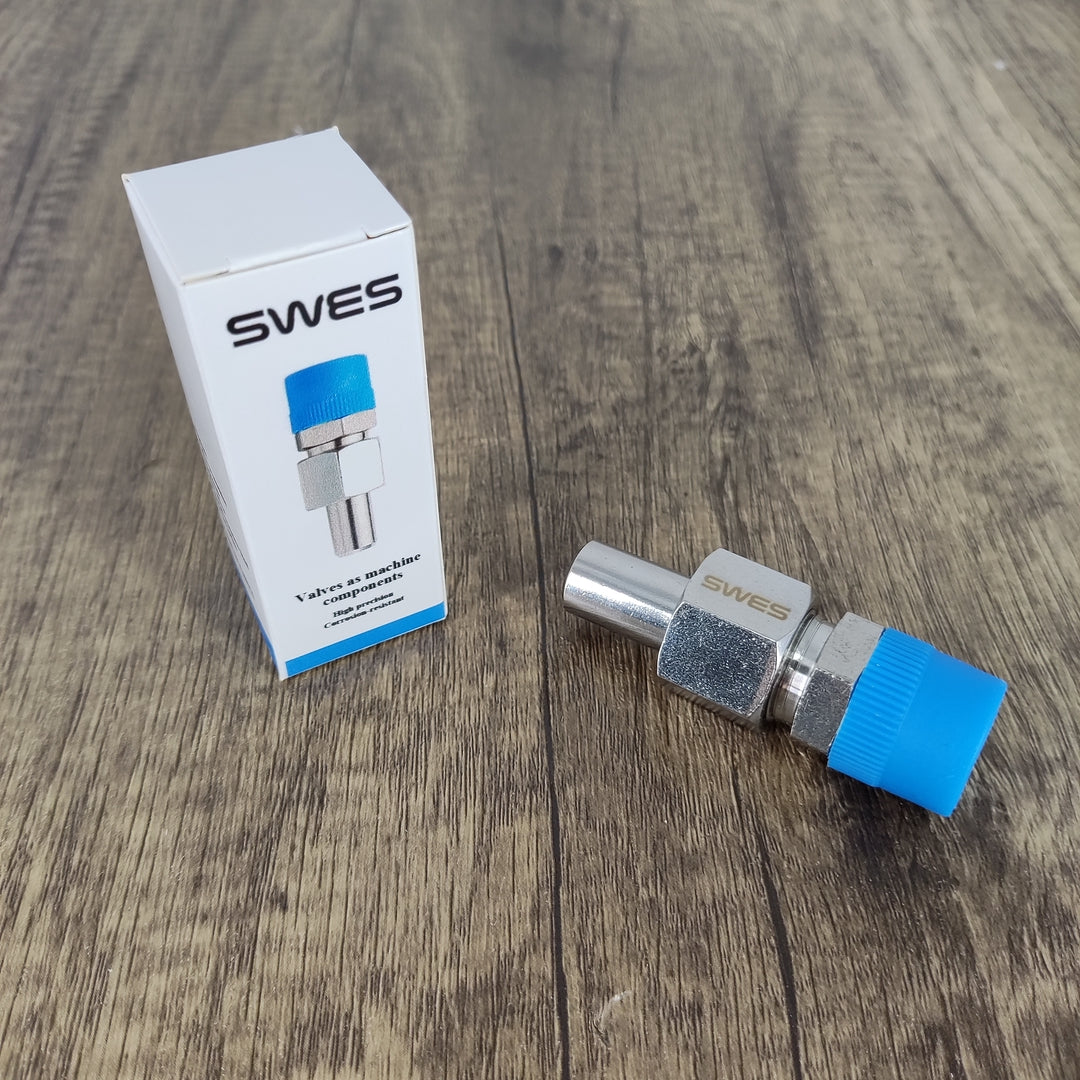 SWES Stainless Steel Valves for Machinery, 1/4 Inch - Silver