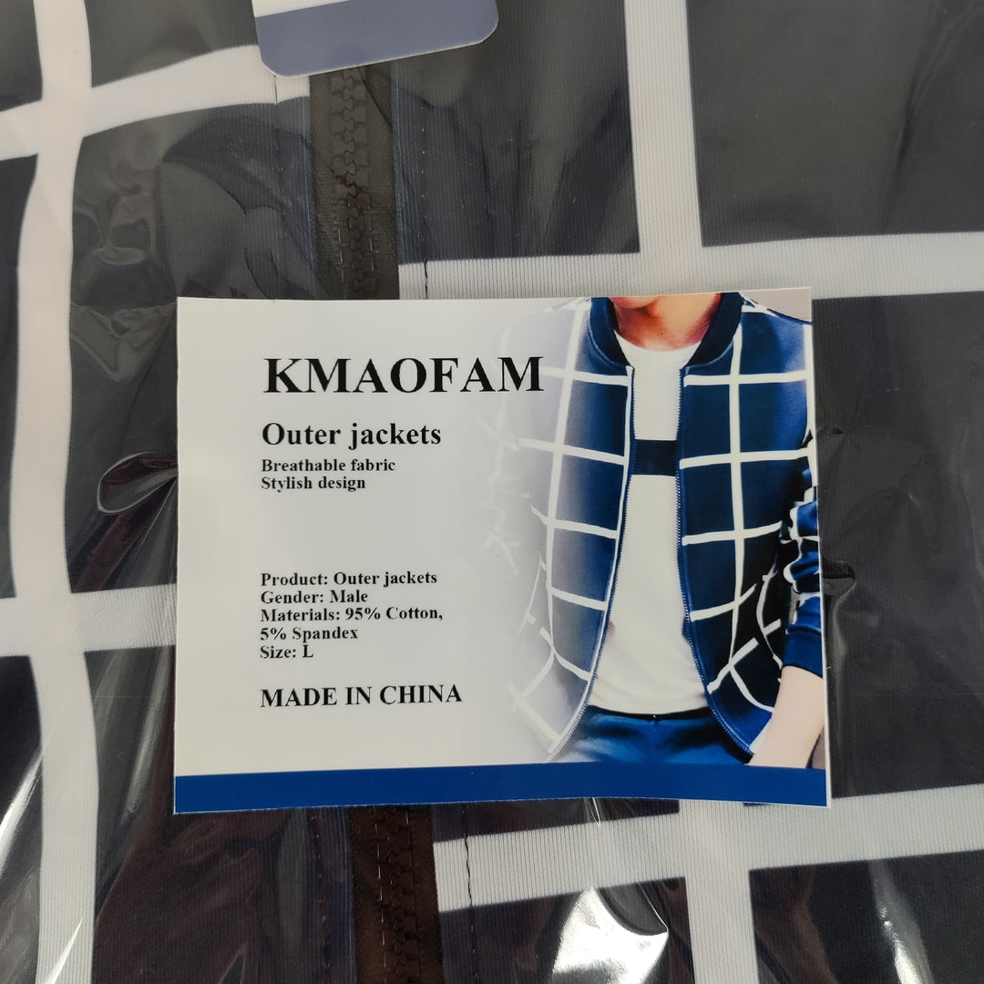 KMAOFAM Lightweight Water-Resistant Outer Jackets - Stay Dry and Comfortable Outdoors!