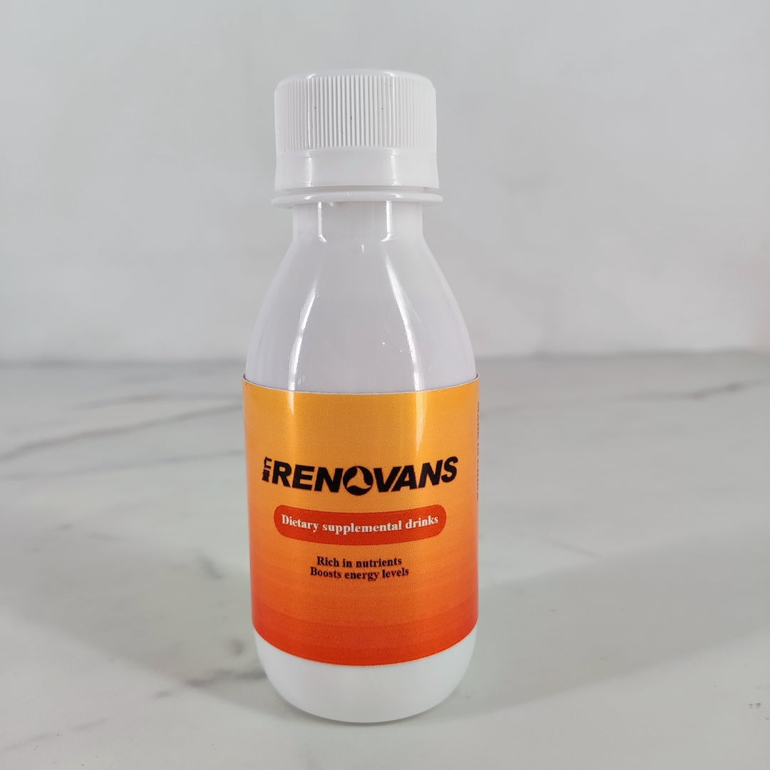 RENOVANS Dietary Supplemental Drinks: Hongyuan Yisheng Energy Drink with Pear Juice, White Grape, and Multivitamin B