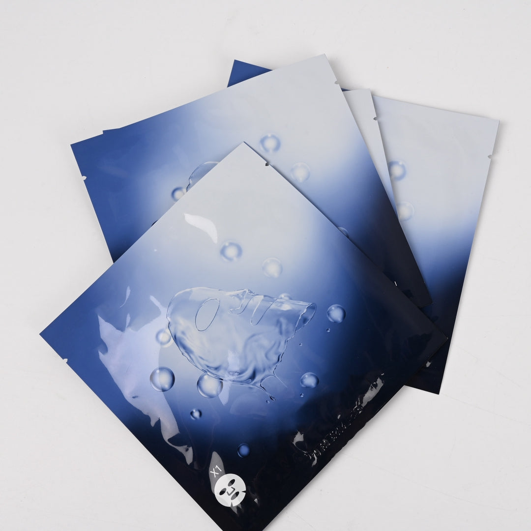 Vectium Nicotinamide Hyaluronic Acid Skin Masks Deep Hydrating & Brightening Facial Treatment