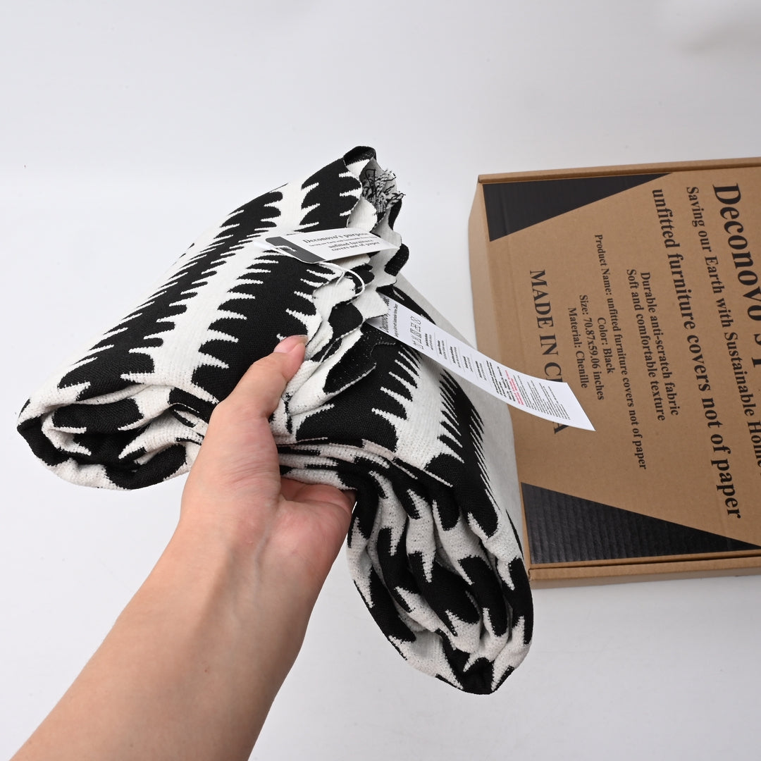 Deconovo's purpose: Saving our Earth with Sustainable Home Decor Unfitted Furniture Covers Not of Paper: Premium Universal Protective Sofa Covers with Scratch-Resistant Technology for Modern Home Protection