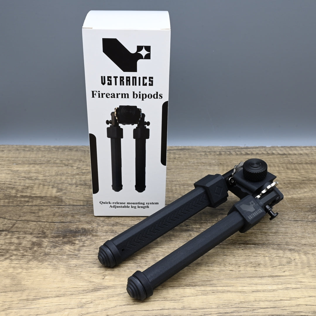 VSTRANICS Professional Military Grade Adjustable Tactical Firearm Bipods With Aluminum Construction