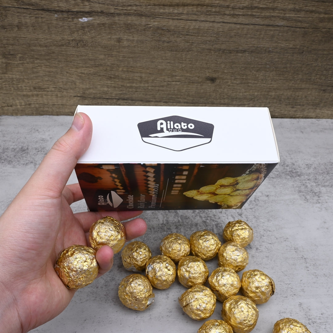 Ailato Premium Pure Chocolate Gourmet Dark And Milk Chocolate Collection Handcrafted Luxury Chocolate