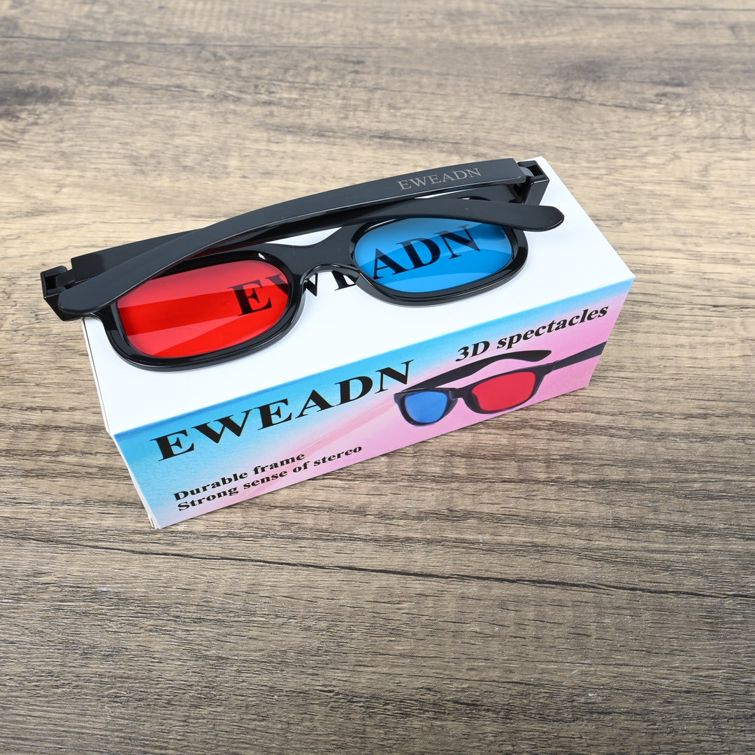 EWEADN Universal 3D Spectacles - Comfortable Cinema & Gaming 3D Spectacles with Clear Viewing
