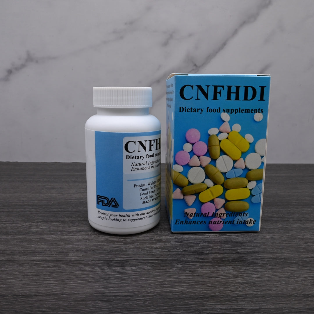 CNFHDI Unflavored Iodine Supplement Tablets - Dietary Food Supplement for Adults