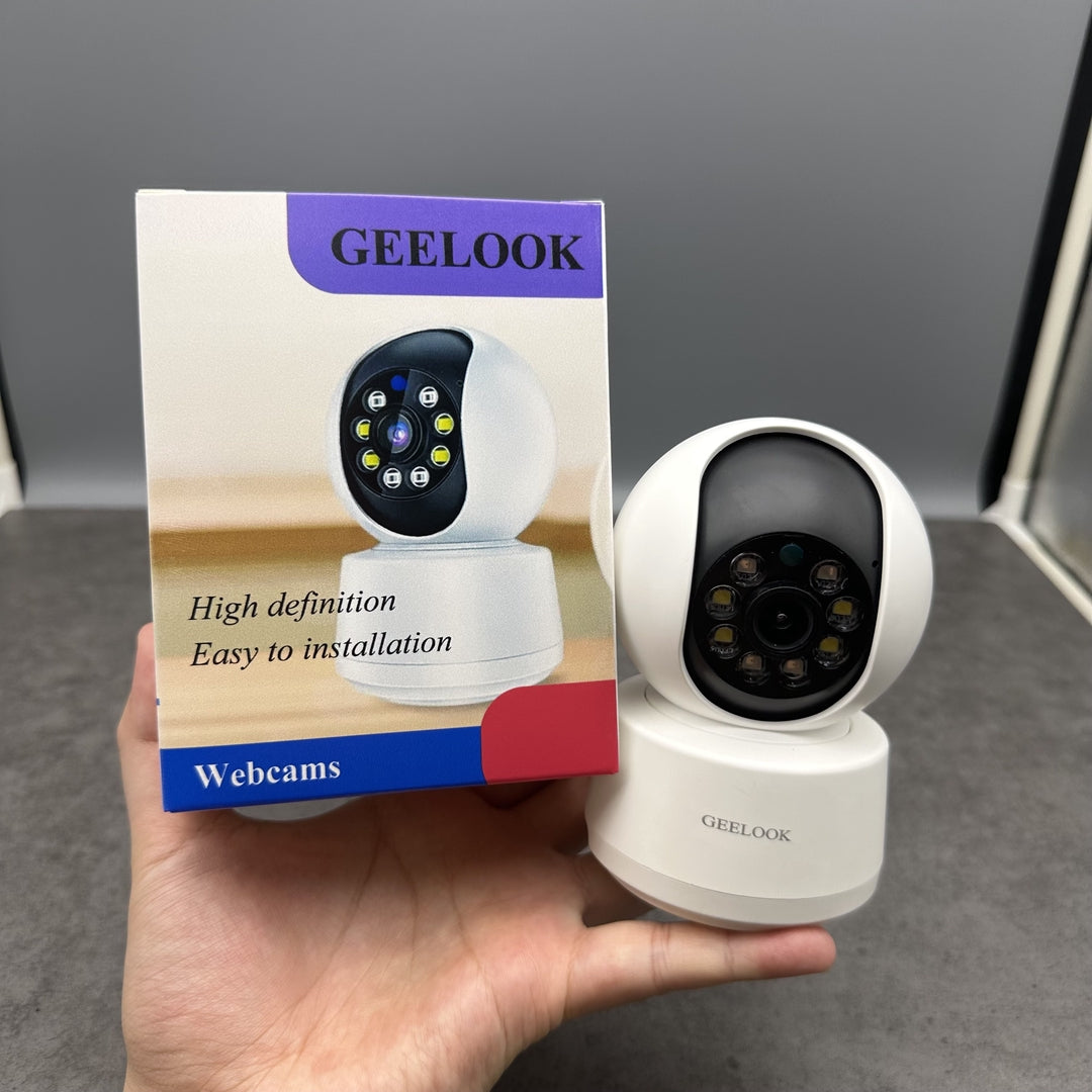 GEELOOK Modern Security Webcams System With 360 Degree Panoramic Camera Professional Monitoring Device Smart Home Office Surveillance Equipment