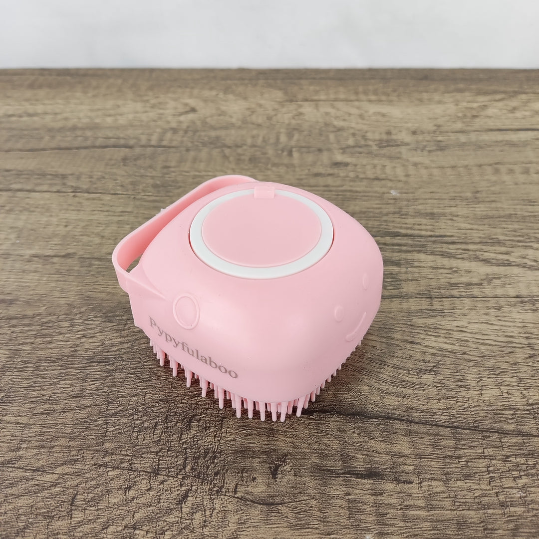 Pypyfulaboo Soft Silicone Pet Cleaning Brush - Gentle Pet Massage Tool for Cats and Dogs