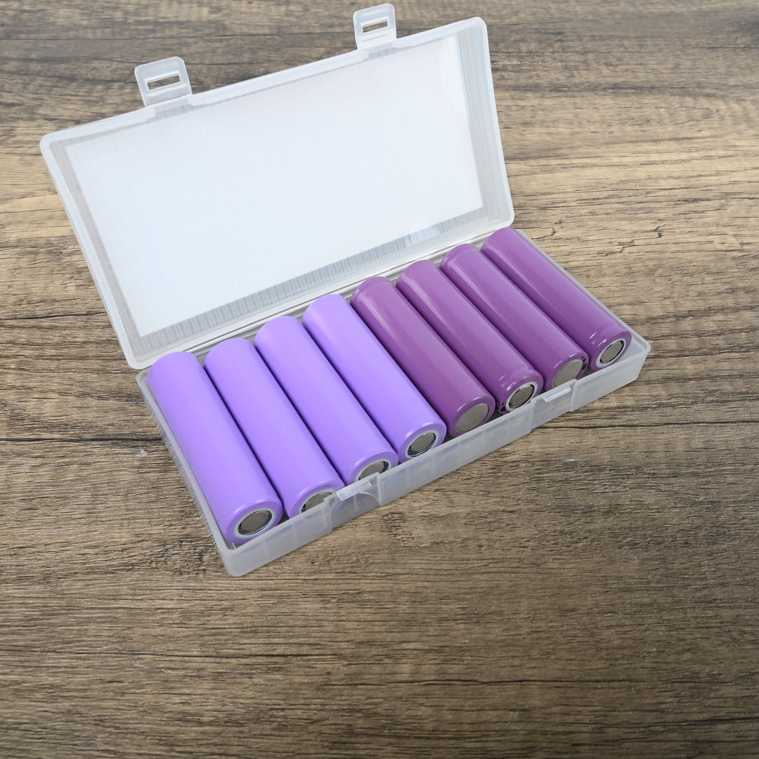 Elala 18650 Rechargeable Batteries - High Capacity Lithium-ion Batteries Pack with Dual Power Options