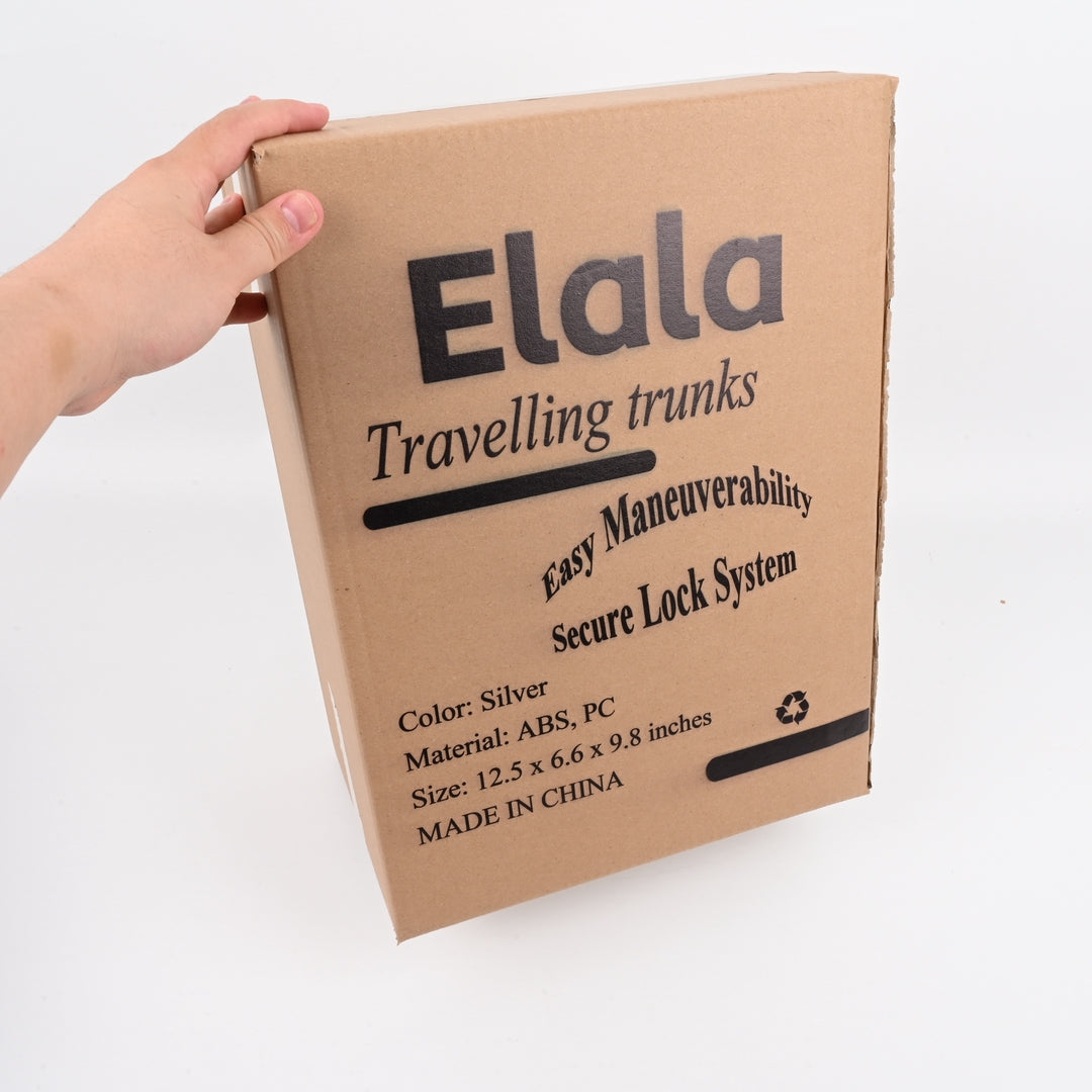 Elala Modern Expandable Travelling Trunks Lightweight Hard Shell Spinner Suitcase