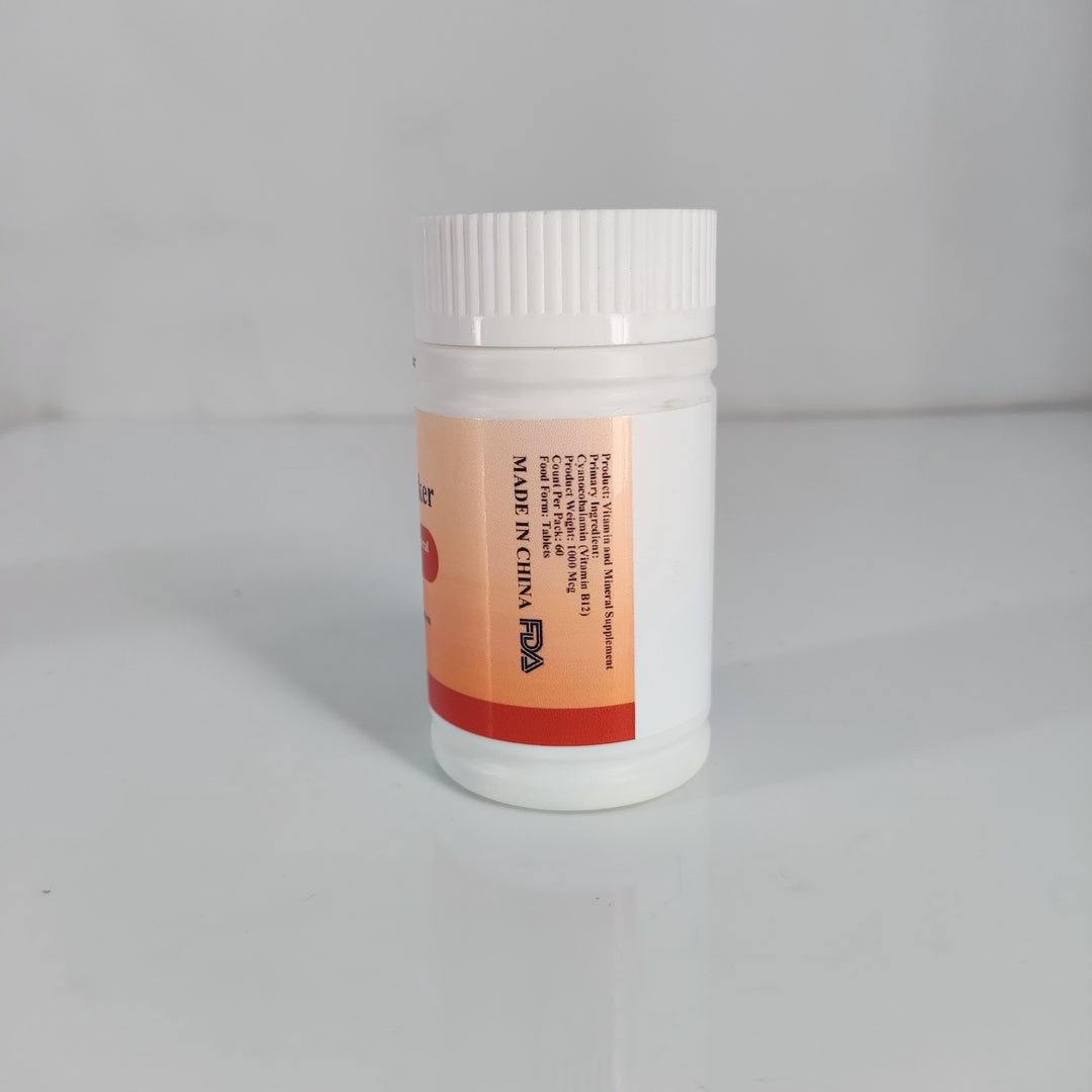 PulseParker Premium Cyanocobalamin Vitamin B12 Supplements