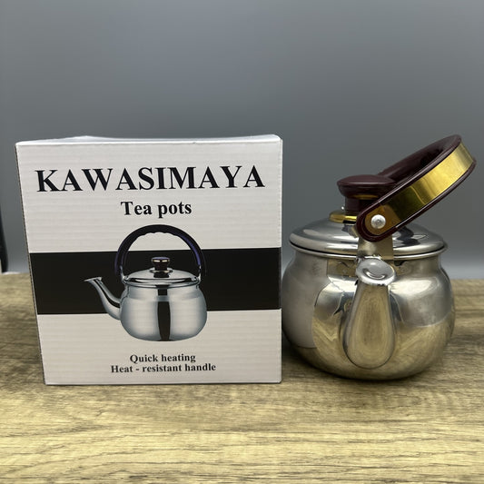 KAWASIMAYA Titanium Camping Kettle: Lightweight Outdoor Cooking Pot and Tea Pots for Camping and Hiking Adventures