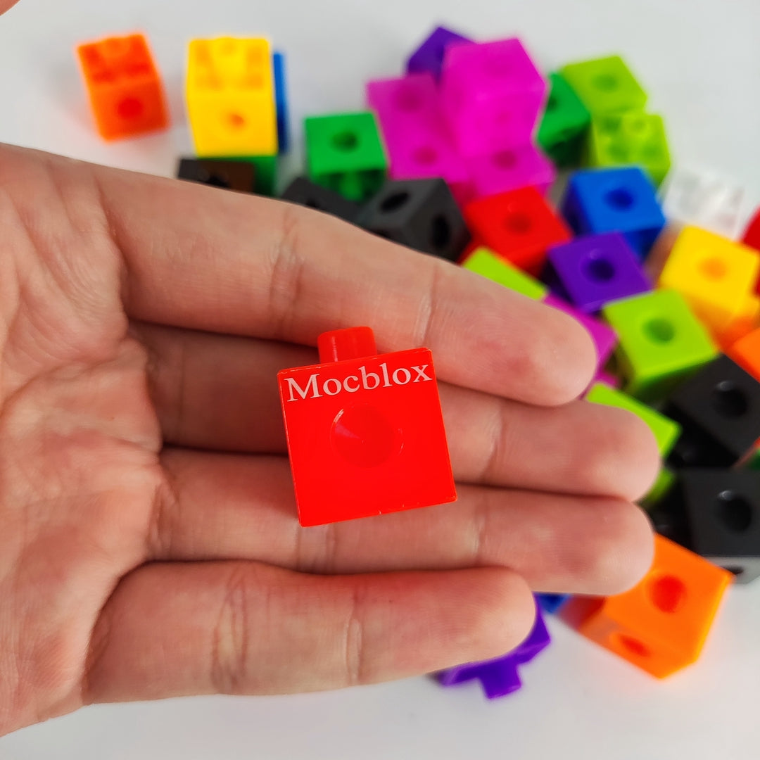 Mocblox Adorable Toy Construction Blocks – Creative Building Fun for Kids Aged 3 Years and Up