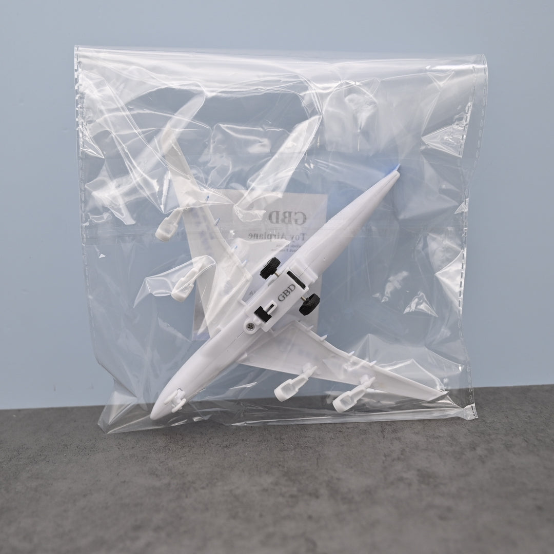 GBD Toy Airplanes, Plastic with Display Stand and Pullback Function