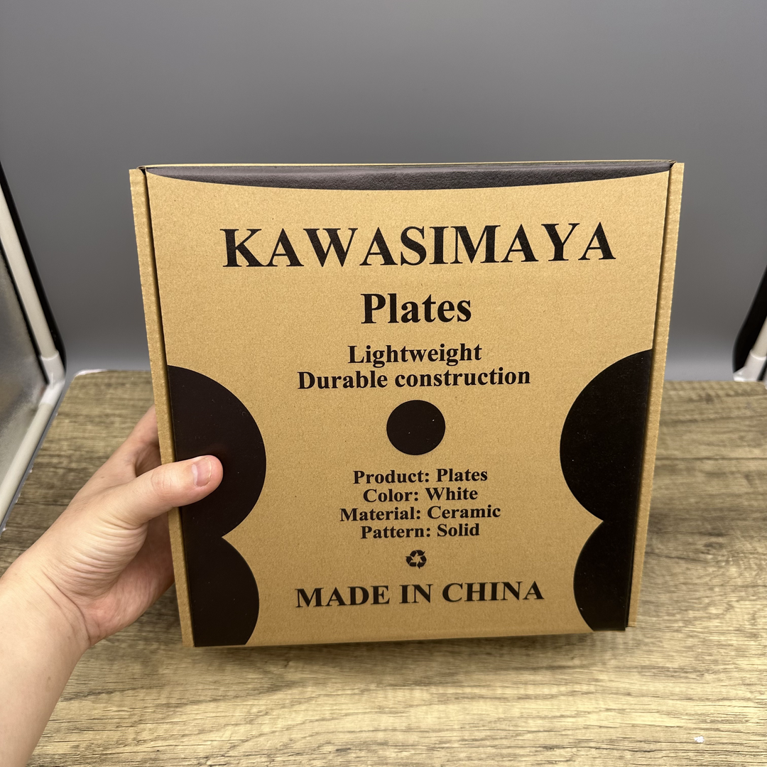 KAWASIMAYA Modern Ceramic Dinnerware Set | 16-Piece Plates and Bowls Collection for Kitchen