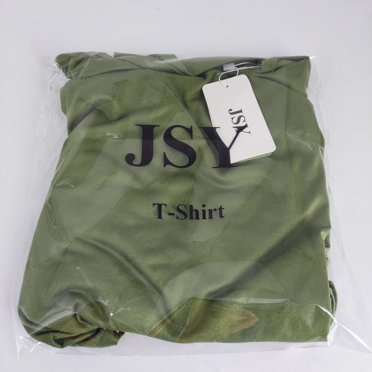 JSY Stylish Green T-Shirt – Blend of Comfort and Fashion for Casual Outings and Relaxed Lounging