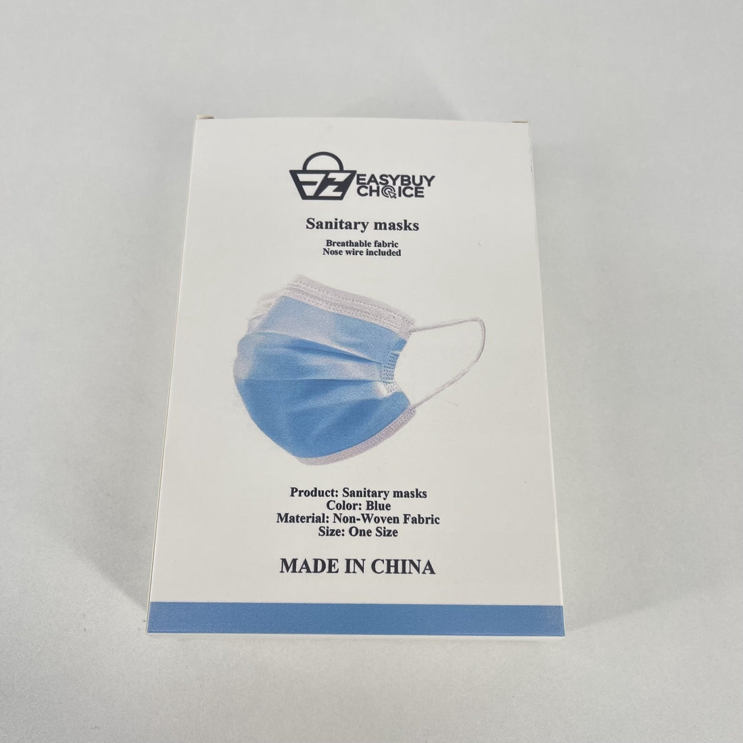 EASYBUY CHOICE Sanitary Masks - Three-Layer Protection for Enhanced Safety andProduct Name: Sanitary Masks