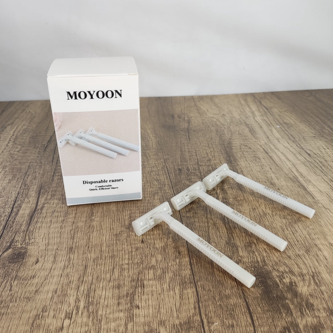 MOYOON Disposable Razor with Stainless Steel Blade – Easy-to-Use, Precision Shaving for Men and Women