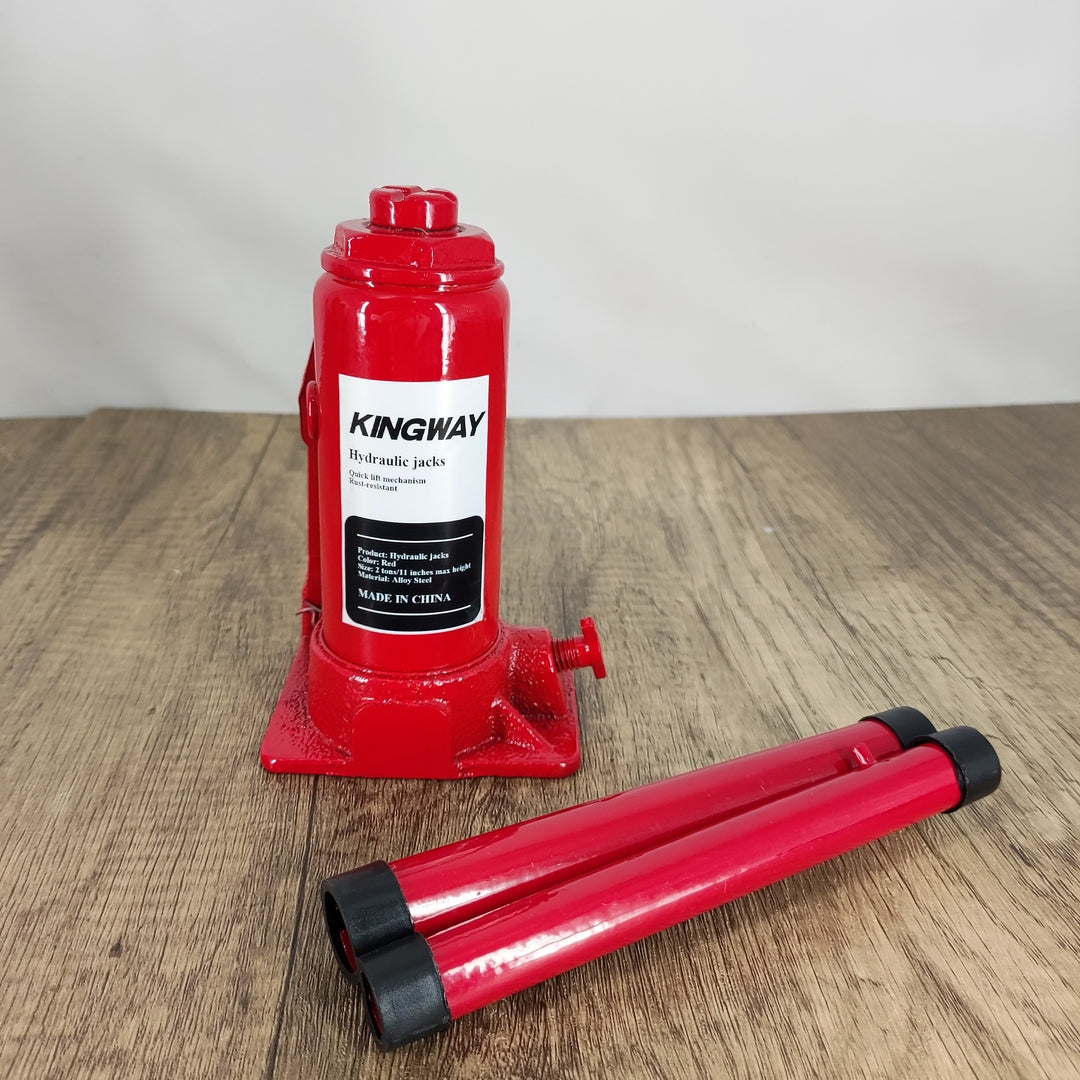 KINGWAY Hydraulic Jack, - Compact & Easy to Use for Lifting in Construction & Workshops