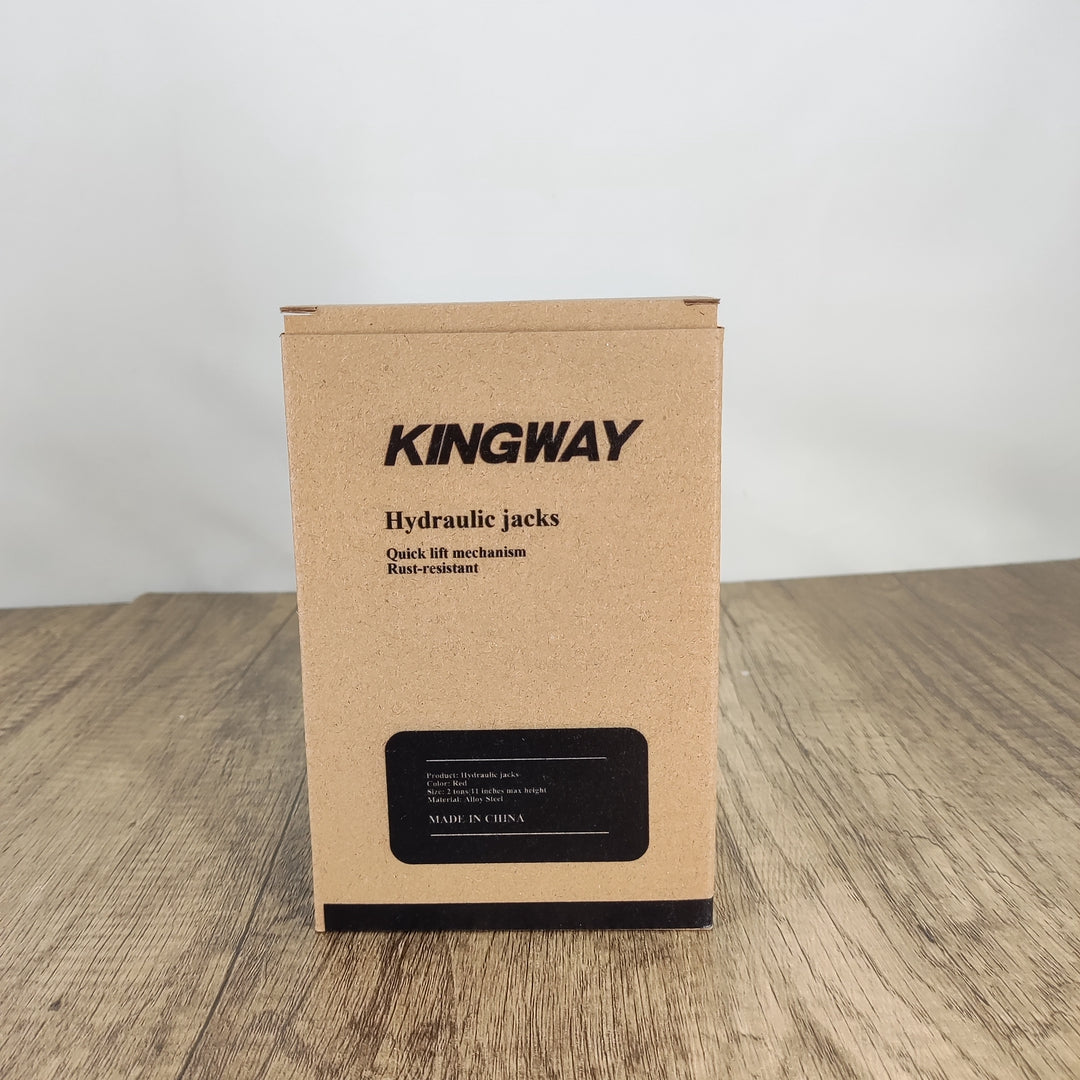 KINGWAY Hydraulic Jack, - Compact & Easy to Use for Lifting in Construction & Workshops