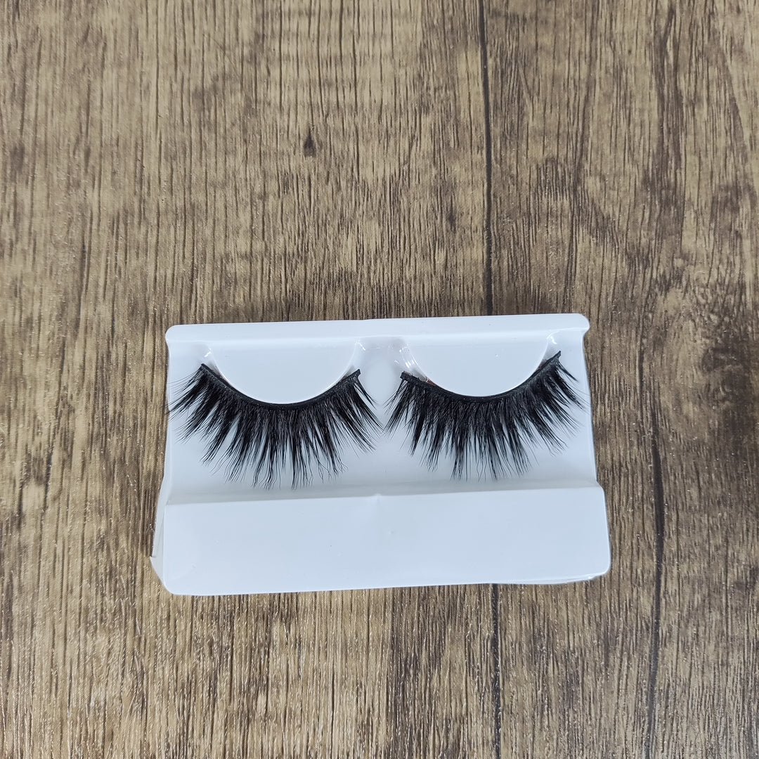 FURMARY Black Fabric False Eyelashes for Women - Lightweight & Natural Look