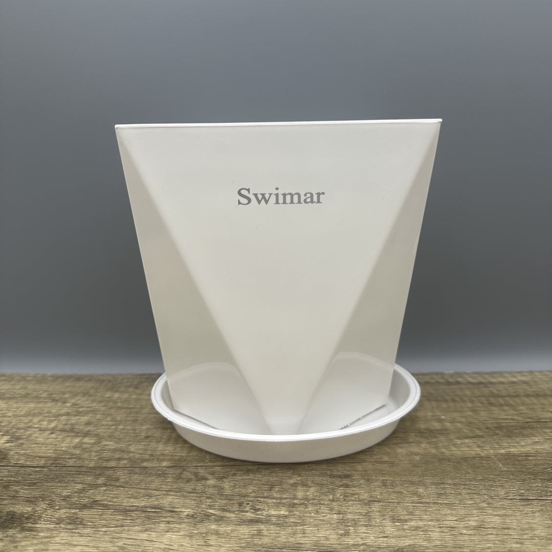 Swimar Elegant Ceramic Flowerpots - Modern Indoor & Outdoor Planter for Home & Garden Decor