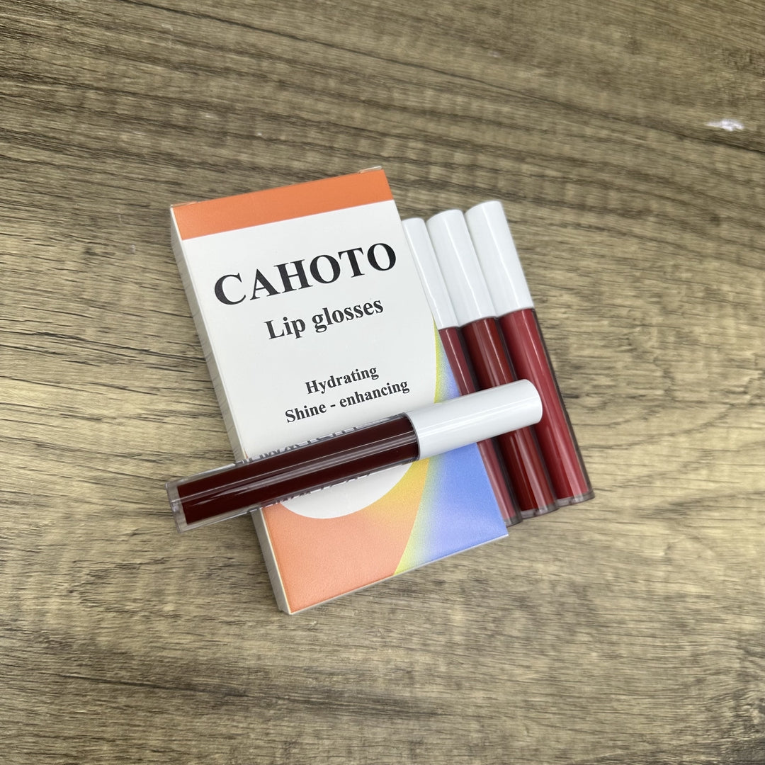 CAHOTO Premium Moisturizing Lip Glosses Collection High Shine Long Lasting Plumping Effect For All Day Wear