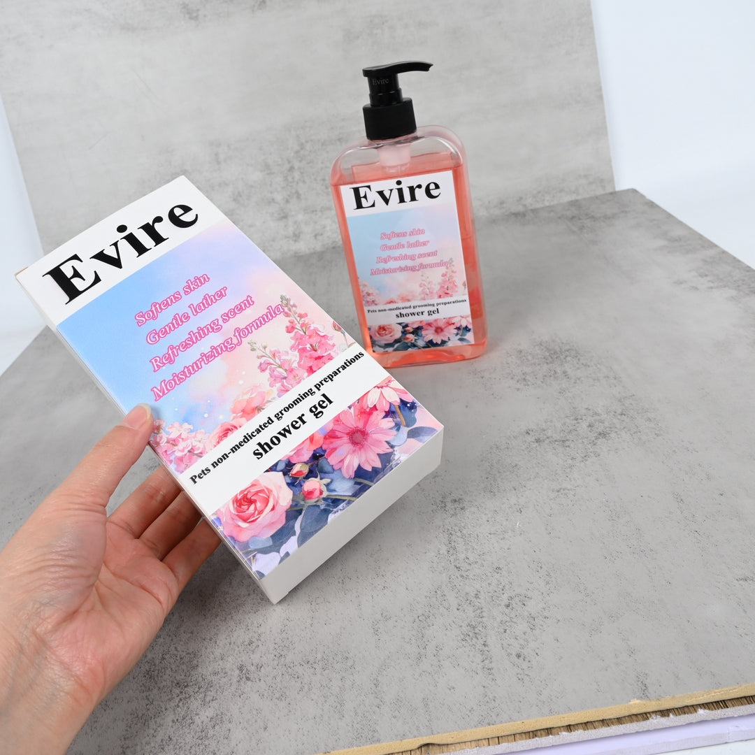 Evire Gentle Pet Shower Gel Moisturizing Non-medicated Grooming Preparations for Pets, for Dogs & Cats