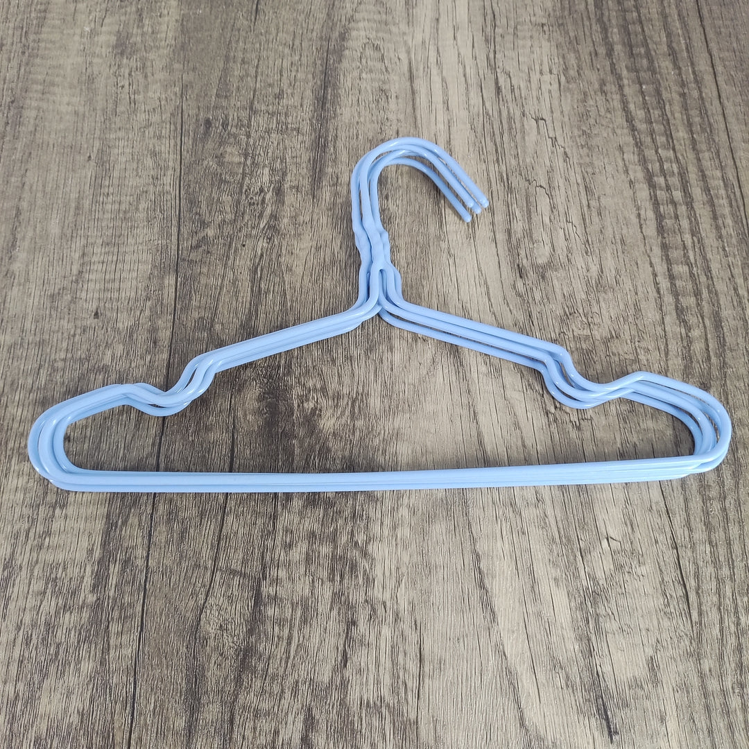 tear off Household Children's Thickened Hangers - Nordic Blue Pack of 5