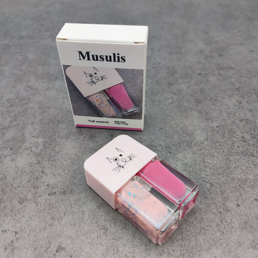 Musulis Sweetheart Nail Enamel - Romantic Pink Nail Enamel for Timeless Elegance