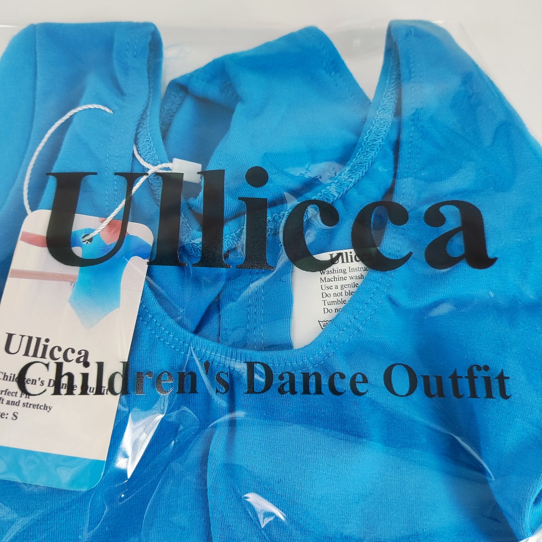 Ullicca Kids Comfortable Blue Dance Costume for Perform Rehearsals