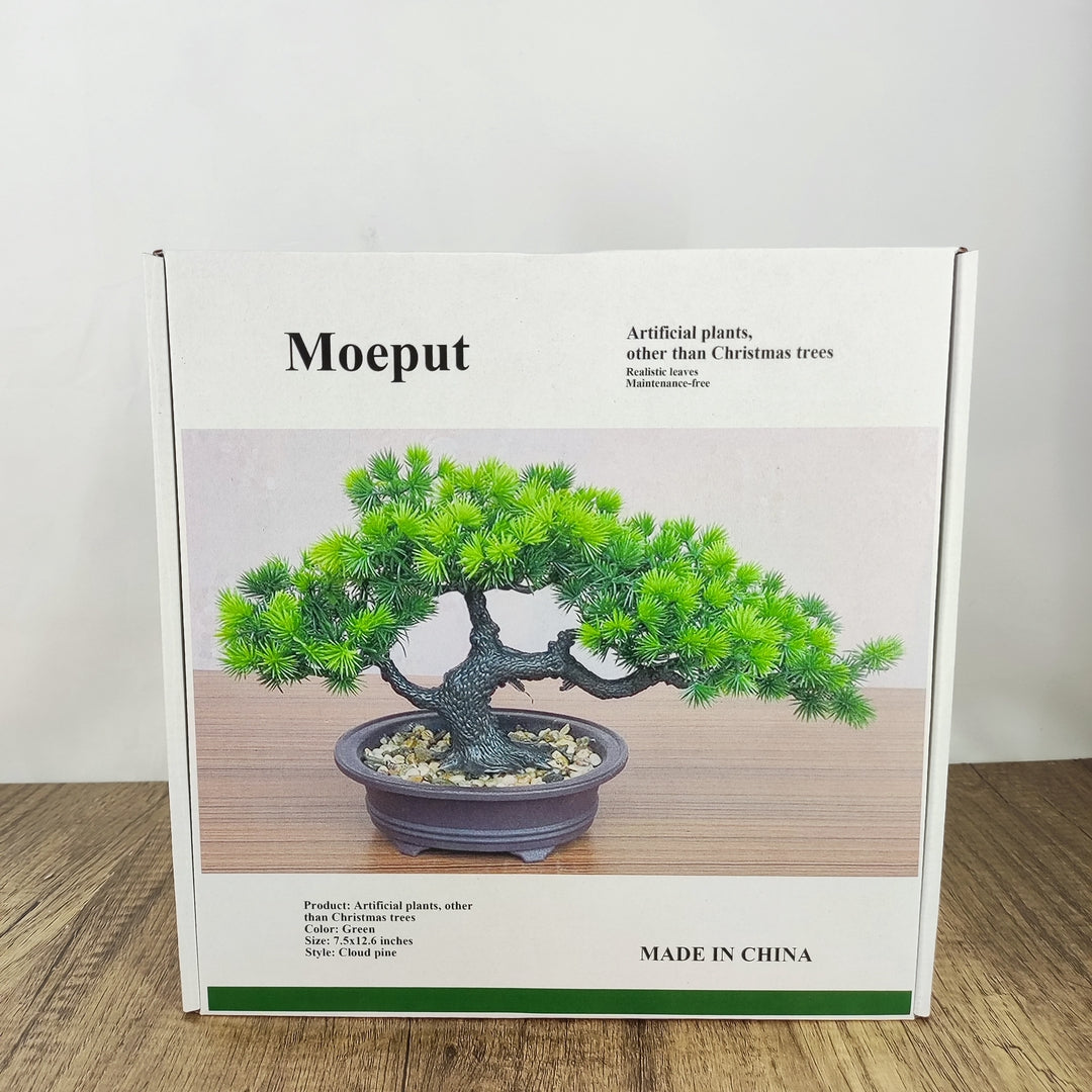 Moeput Premium Artificial Plants - Green | 7.5×12.6 inches | Plastic | SKU: AE12345