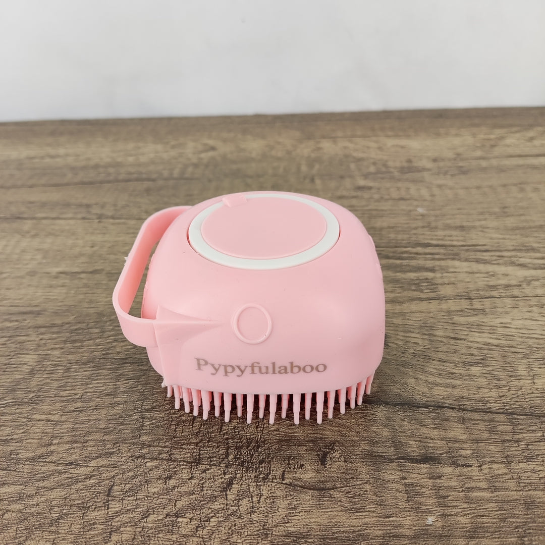 Pypyfulaboo Soft Silicone Pet Cleaning Brush - Gentle Pet Massage Tool for Cats and Dogs