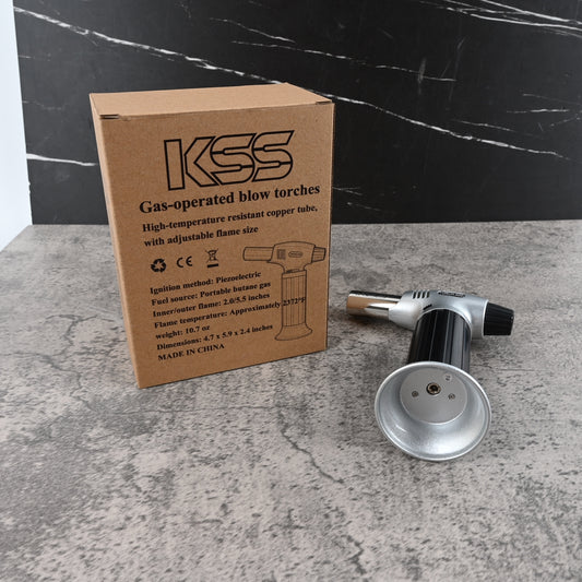 KSS Portable Gas Blow Torch Stainless Steel Welding Tool 1300°C for Home Metal Work
