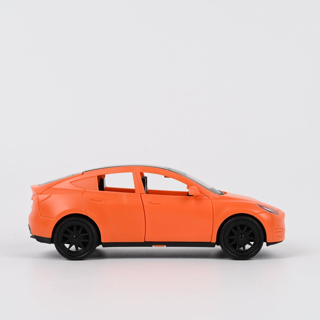 HAKIGO Orange Inertia Powered Model Cars Diecast Toy Car with Openable Doors for Kids