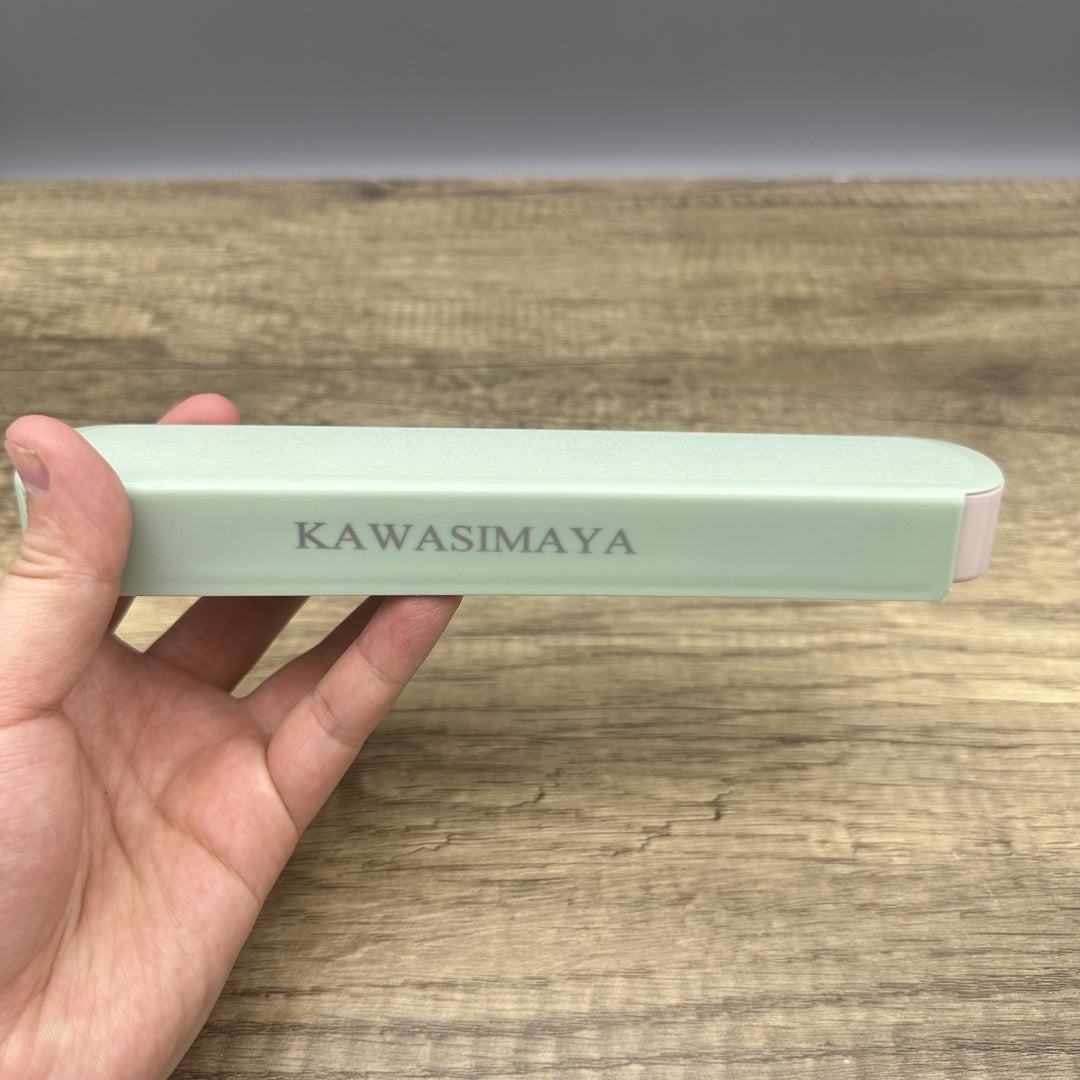 KAWASIMAYA Portable Table cutlery Lightweight Stainless Steel Travel Cutlery Kit with Carrying Case