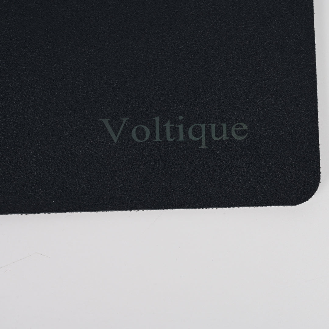 Voltique Premium Leather Mouse Mats Professional Gaming Mouse Pad Non-Slip Office Desk Mat
