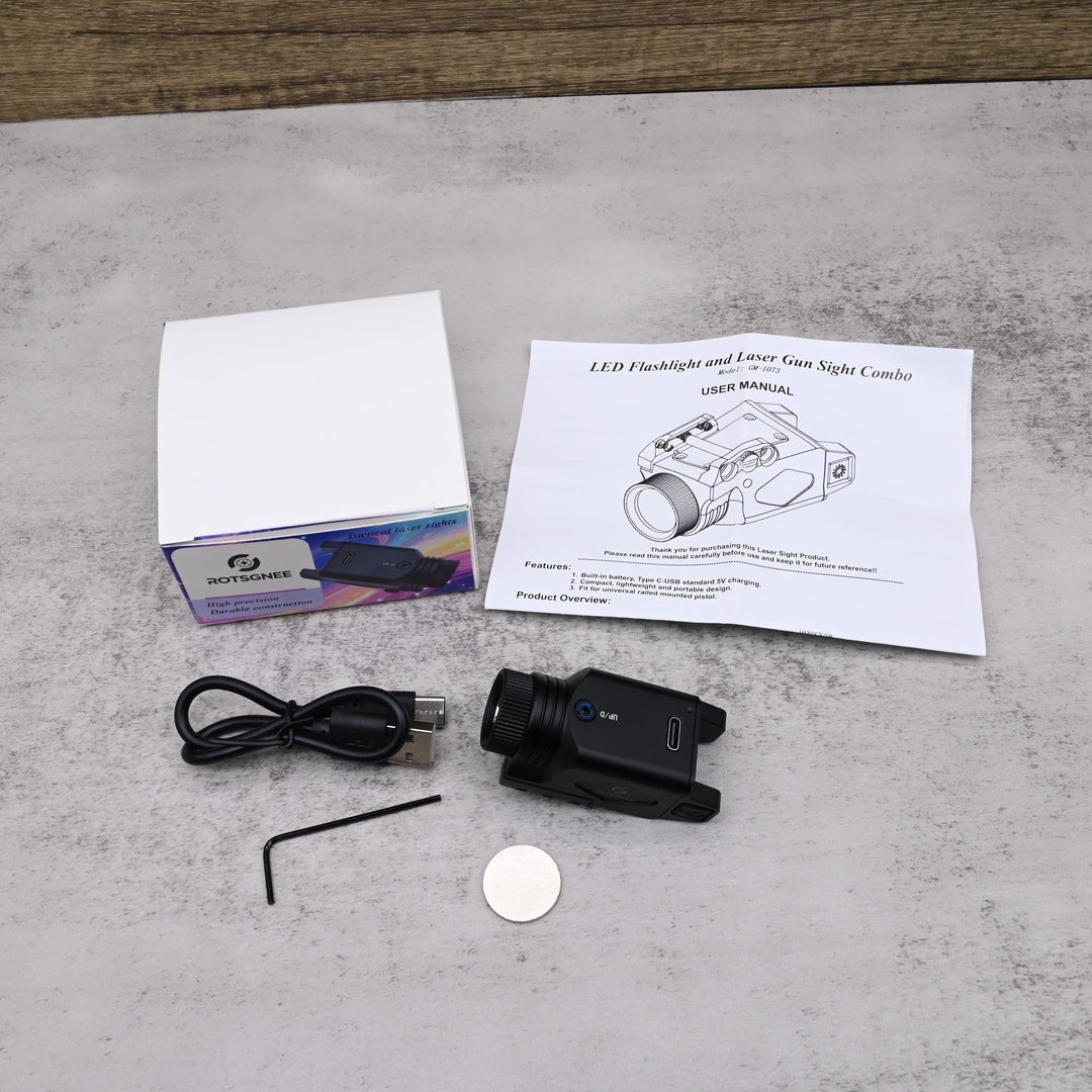 ROTSGNEE Tactical Laser Sights Professional Military Grade Targeting System with USB-C Charging for Precision Shooting