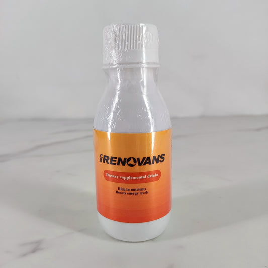 RENOVANS Dietary Supplemental Drinks: Hongyuan Yisheng Energy Drink with Pear Juice, White Grape, and Multivitamin B