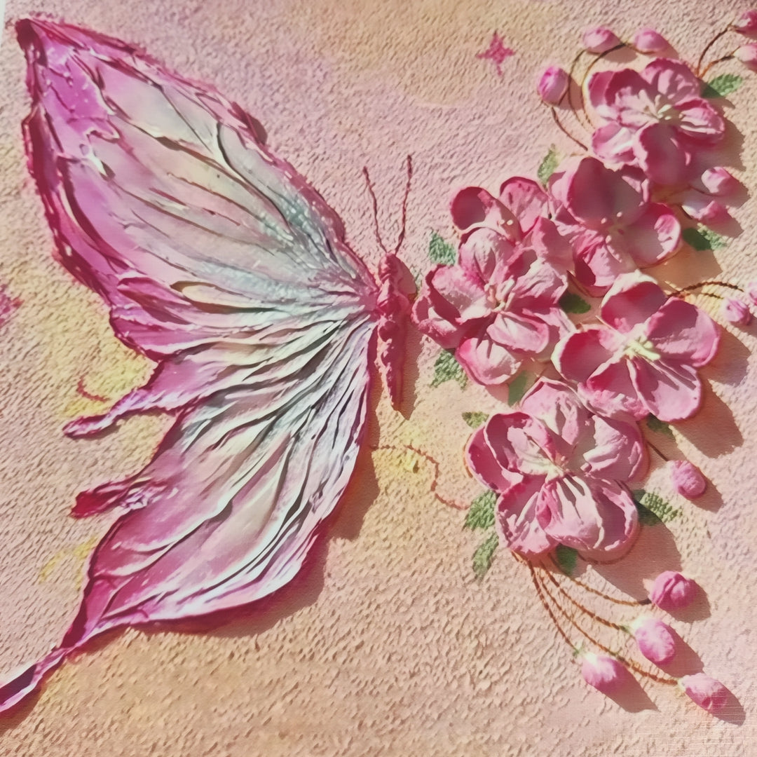 MontCarta Enchanting Exquisite Butterfly Oil Paintings for Elegant Home Decor – Transform Your Space with Sophisticated Artistry