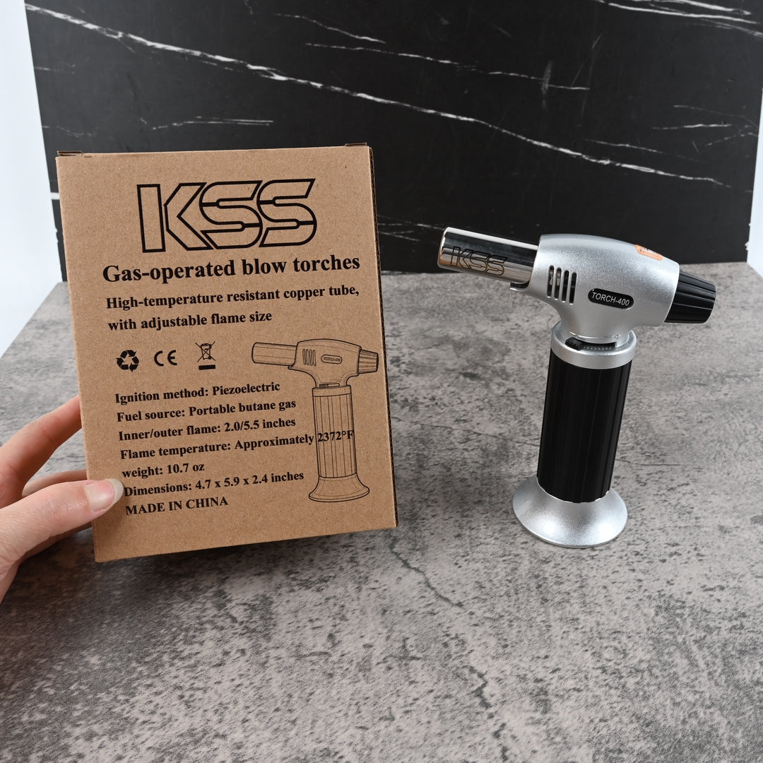 KSS Portable Gas Blow Torch Stainless Steel Welding Tool 1300°C for Home Metal Work