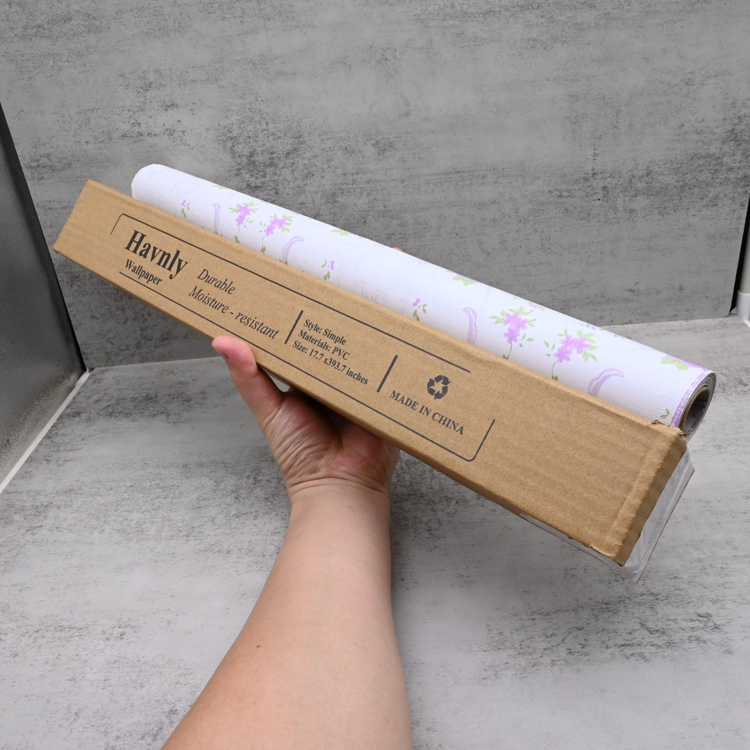 Havnly Modern Minimalist Wallpaper PVC Self-Adhesive Wall Paper Roll Home Decor Wallpaper Waterproof Living Room Bedroom Wallpaper
