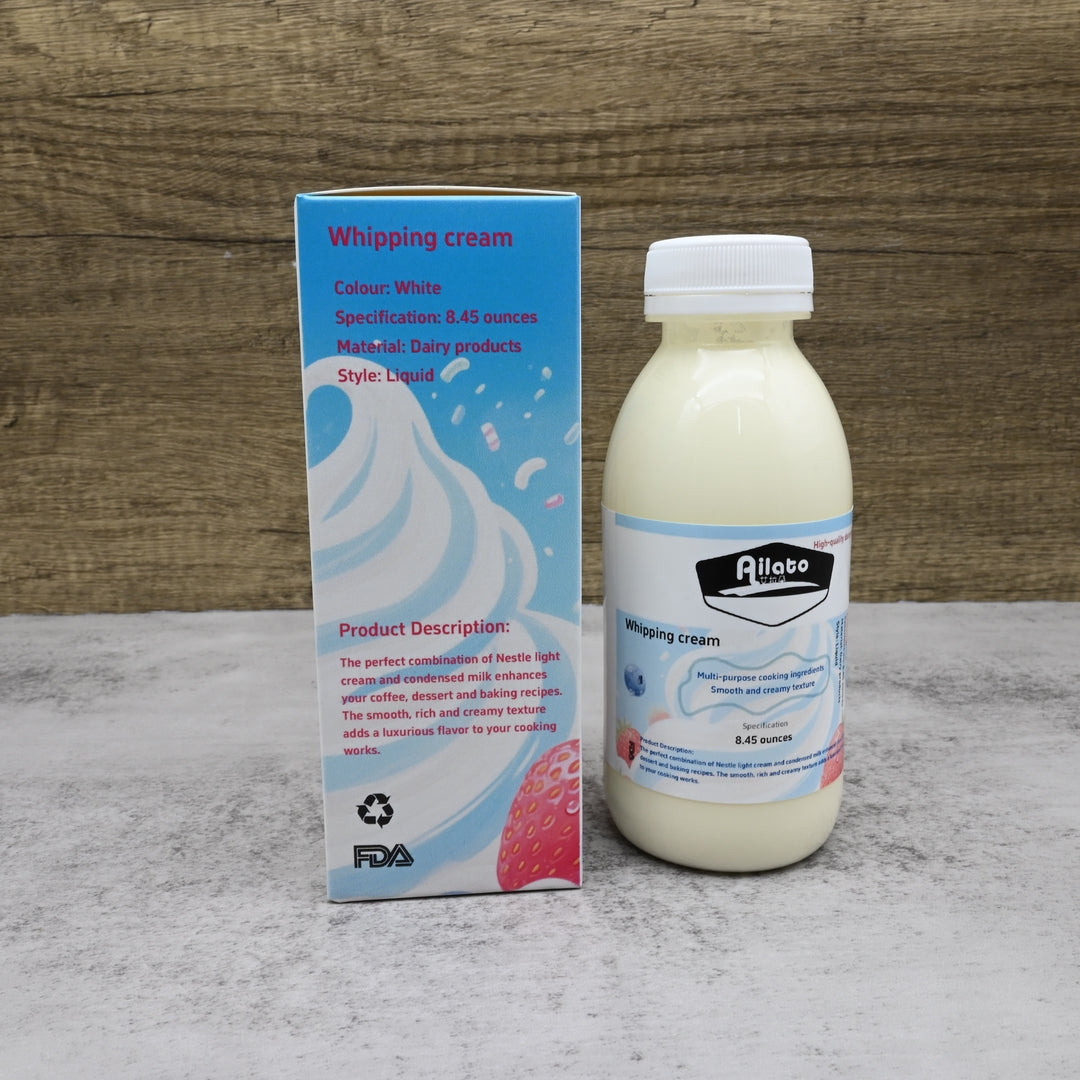 Ailato Professional Grade Whipping Cream - Premium Dairy Delight for Baking & Cooking