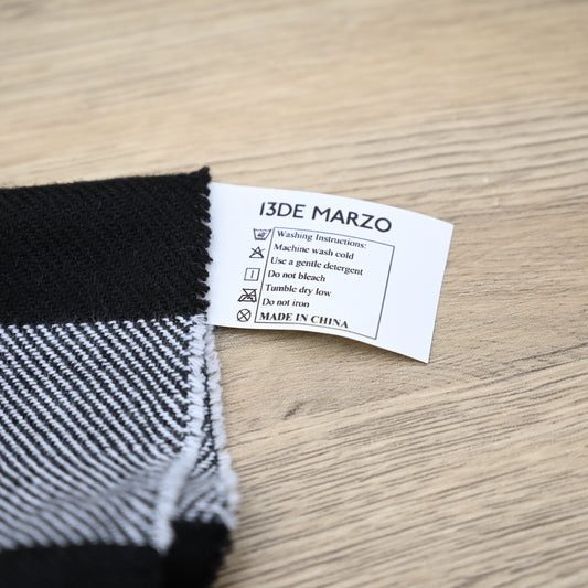 13DE MARZO Premium Winter Scarfs Soft Acrylic Knit Lightweight Unisex Design for Daily Wear and Cold Weather Protection