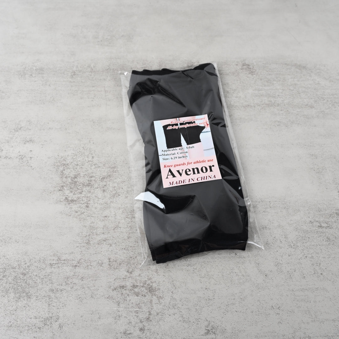 Avenor Knee Guards for Athletic Use Athletic Compression Knee Guards Black Cotton Support for Sports Running Gym
