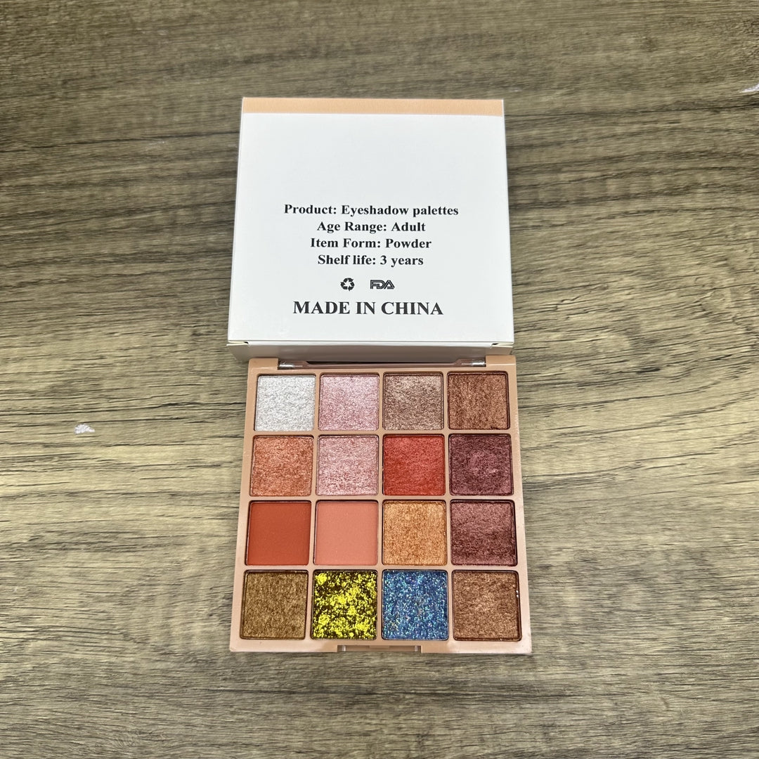 CAHOTO Professional 16 Color Cartoon Design Eyeshadow Palette Collection For Makeup Artists And Beginners